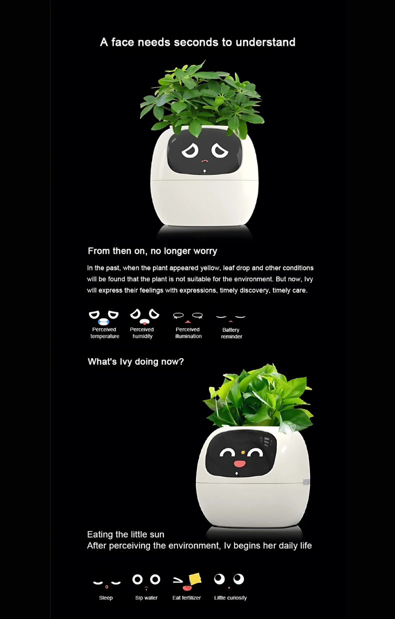 TrippyIvy – AI Flowerpot